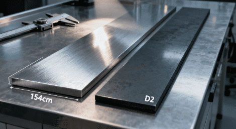 154cm Steel vs D2